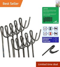 Versatile 1.2m Metal Garden Stakes | 8mm Diameter Fencing Pins for Outdoor Use