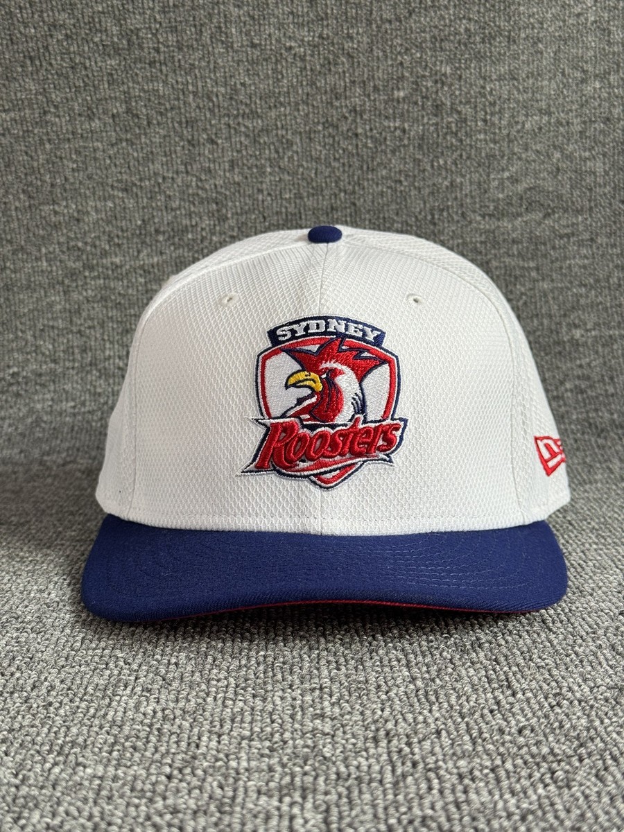 New Era Sydney Roosters Snapback Hat White Blue Red Cap