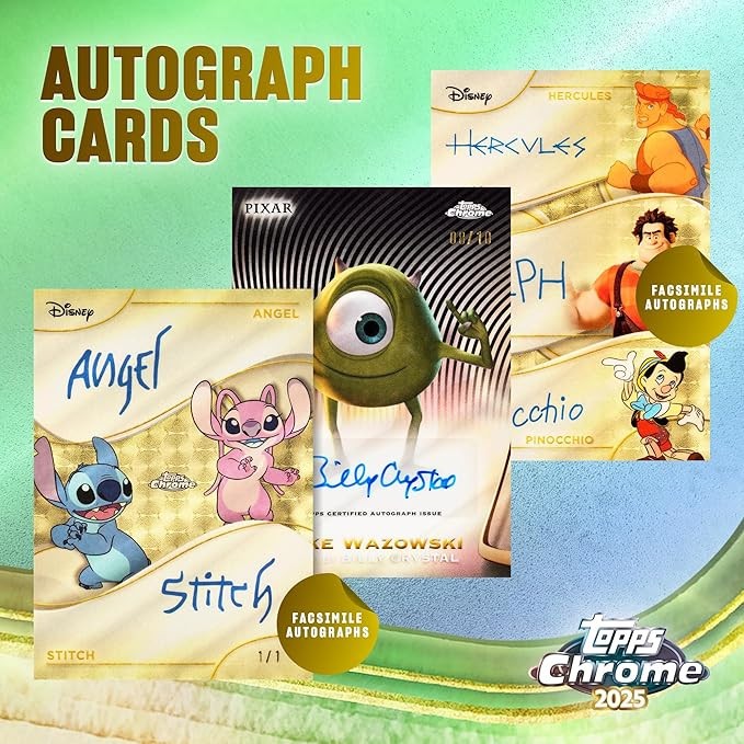 (未開封　シュリンク付)Topps Chrome Disney Mega Box 2025 Topps Chrome Disney Mega Box In Stock Availability and