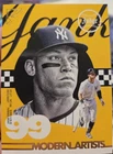2022 Topps Gallery - Modern Artists Yellow Aaron Judge #MA-10 Yankees. Mint Card