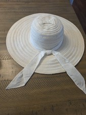 Women  s Wide Brim Sun Hat with Ribbon Tie