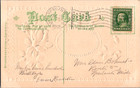Postcard Postmarked 1911 Birthday Greetings Embossed Flowers Printed Germany — photo 2
