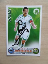 Josue autograph signed TC Topps Bundesliga "VFL Wolfsburg"