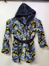 Batman Boys's Fleece Hooded Robe Size 4T DC Comics Justice League