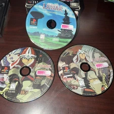 PS1 Lunar: Silver Star Story Collectors Edition Missing Disc #4 Soundtr And Map