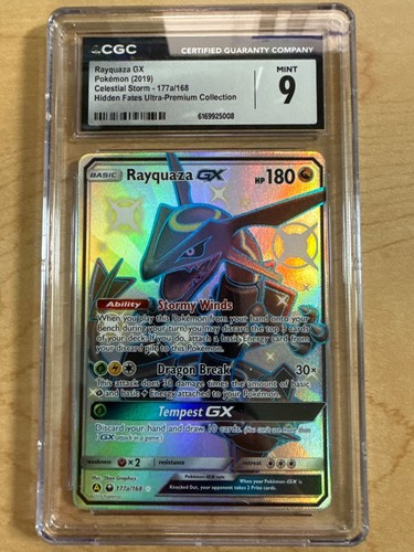 Rayquaza-GX graded CGC 9 for sale on eBay