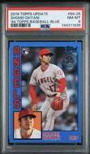 2019 Topps Update Shohei Ohtani 1984 Baseball RC Blue #84-25 PSA 8 NM-MT LOW POP