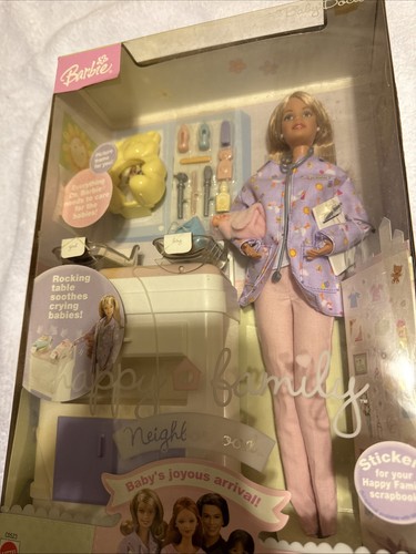 BARBIE HAPPY FAMILY BABY DOCTOR #C0523 Baby's Joyous Arrival NIB Mattel - Picture 2 of 7