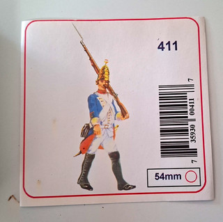 Prince August Gussform 411 für Zinnfiguren 54mm mit Anleitung