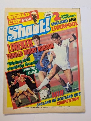 Shoot Magazine Comic, 14th September 1985, Football, IPC Magazines