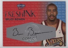 1999-00 Fleer Ultra Fresh Ink 788/1000 Bruce Bowen Auto 9td