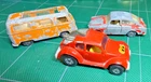 MATCHBOX LESNEY Early LOT OF 3 Diecast Vehicles  VINTAGE WORN Very COOL