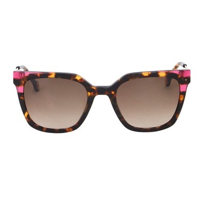 Exquisite Breath Taking Carolina Herrera SHE 864 0909 Havana Hot Pink