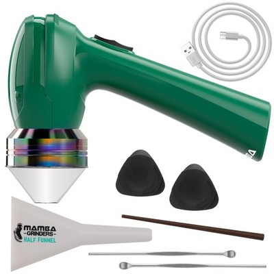 Grinder Electric Spice Grinders. Easy to Load One-Handed Use 1g USB Rechargea...