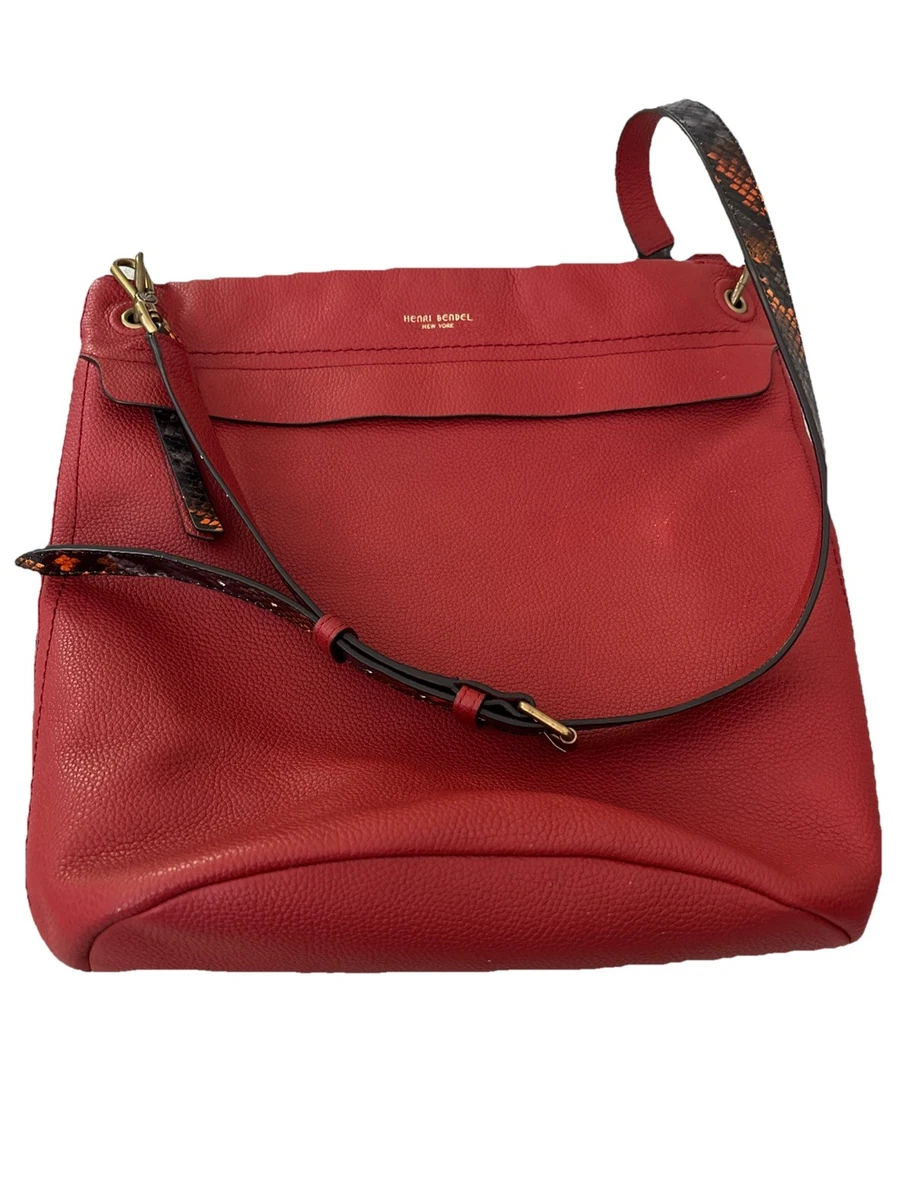 Henri Bendel Leather Exterior Red Bags & Handbags for Women for