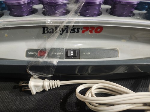 Vintage Babyliss Pro Ceramic Ionic 30 Hot Rollers Curlers Set BABHS30 No Clips - Picture 2 of 3