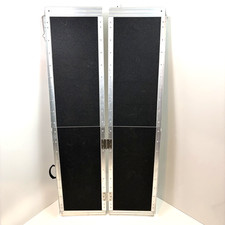 2.5 / 5 FT Portable, Folding Aluminum Wheelchair Ramp 800 lb Capacity
