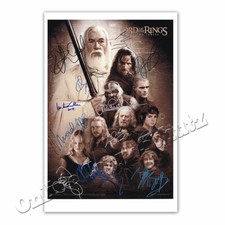 Herr der Ringe Cast + Elijah Wood, Ian McKell...