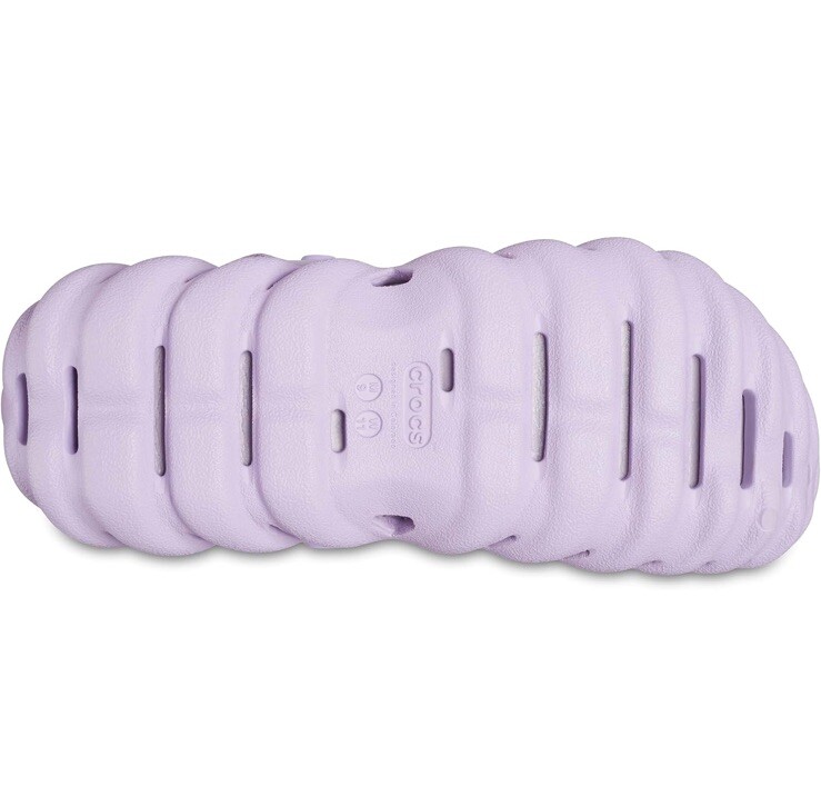 Crocs Echo Clogs Lavender Purple Strap 207937-530 Womens