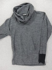 Athleta Cowl Neck Pullover Sweatshirt Women's X-Small Gray