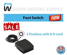 LIMITED STOCK! BEST RPICE! DCI Foot Switch, 2 Position with 8 ft cord, 1/Pk