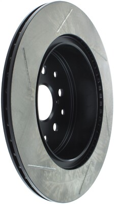 StopTech Power Slot 12-13 Audi A6 Quattro/11-12 A7 Quattro / 10-13 S4 Rear Left Slotted Rotor main image 1