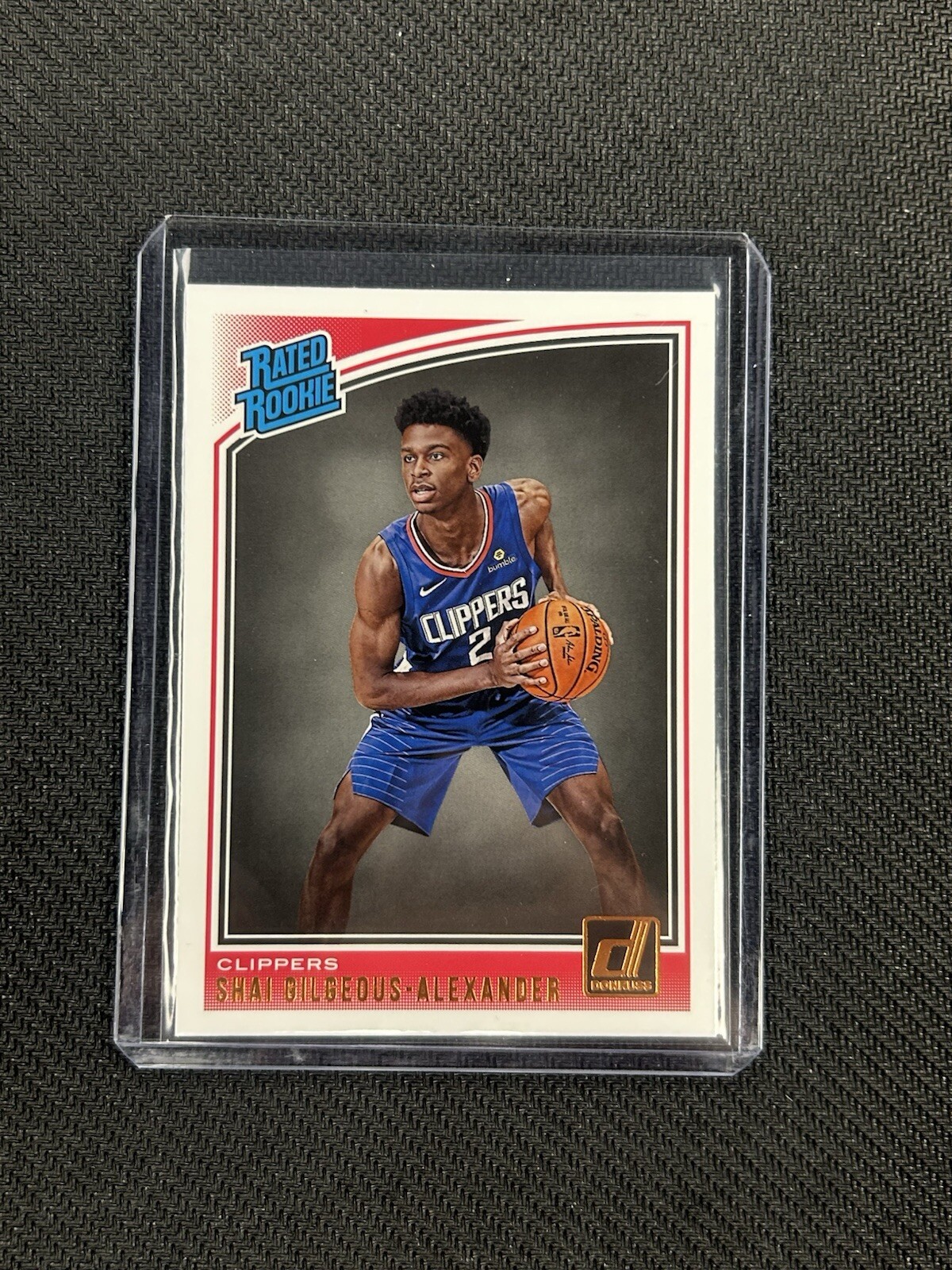 2018-19 Panini Donruss Rated Rookie #162 Shai Gilgeous-Alexander RC Clippers