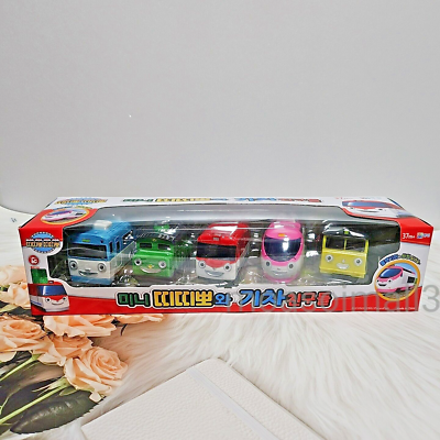 TITIPO with Train Friends Mini Pull Back 5 Trains Korean TV