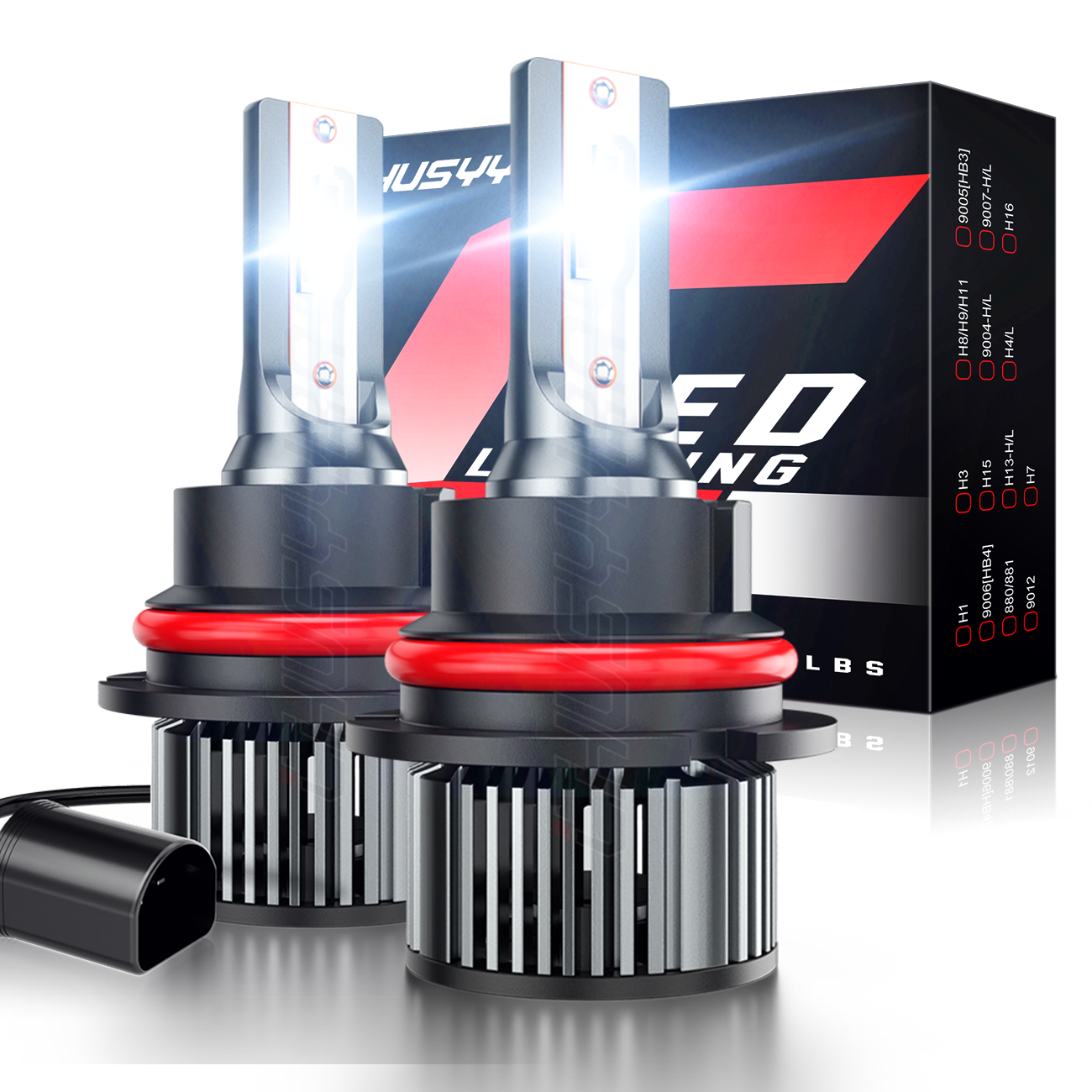 For Ford Ranger XLT Extended Cab Pickup 2-Door 93-11 LED Headlight Hi/Lo Bulb A+