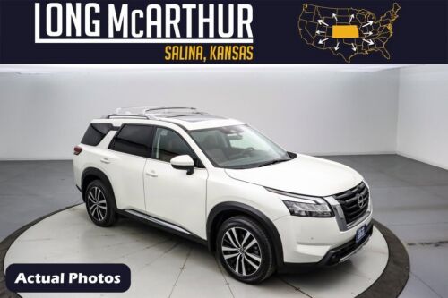 2023 Nissan Pathfinder Platinum 4WD Moonroof HUD Chestnut Leather