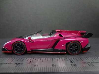 Kyosho - Lamborghini Veneno Roadster magenta 1:64 Scale | eBay