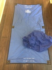 Regalo My Cot Blue Portable Toddler Child Bed Approx 4' x 2' With Fitted Sheet