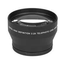 2.2x - 67mm HD Tele Ancillary Lens Real Glass Brands Look Resolution Lens