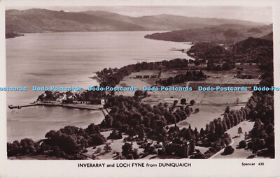 R702028 Inveraray and Loch Fyne from Duniquaich. Cuthbert Spencer. RP