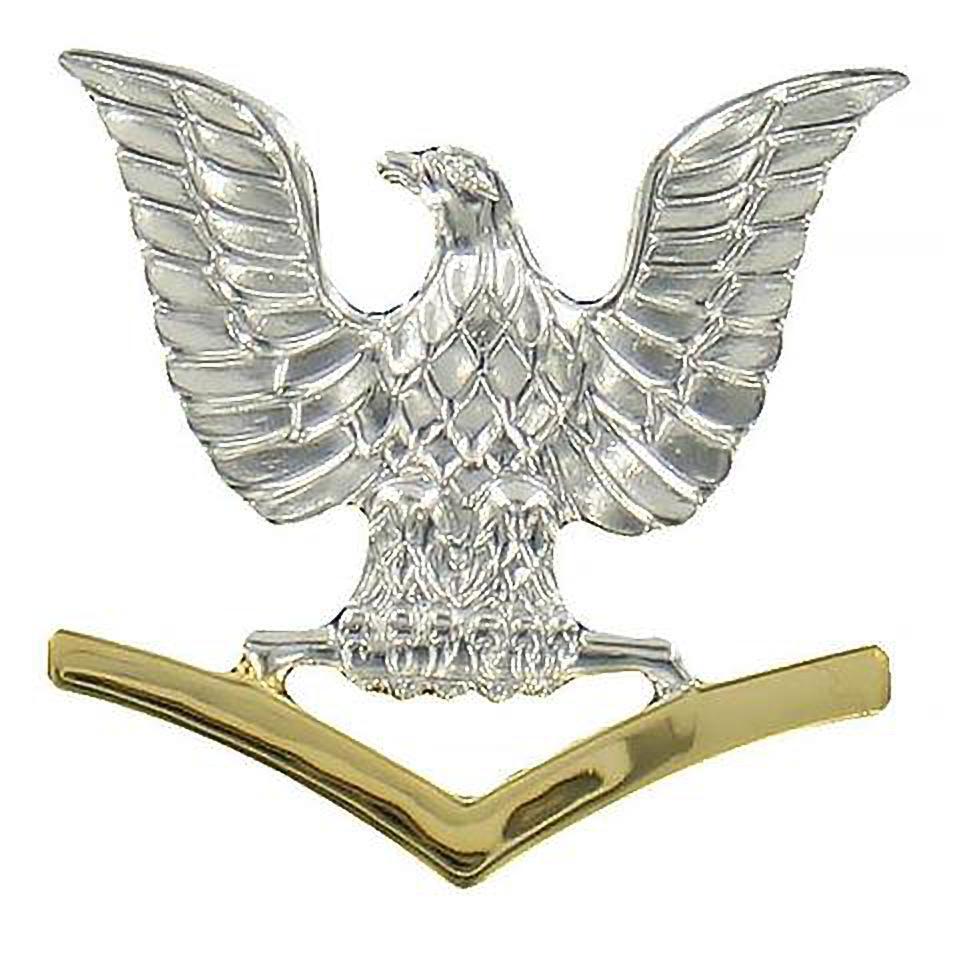 U.S. NAVY PETTY OFFICER THIRD CLASS (E4) COLLAR DEVICE