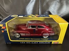 Diecast Model 1948 Chevy Aerosedan Fleetline 1/24 Scale by Motormax