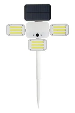 Bionic Floodlight Deluxe White by Bell+Howell Solar Lights Outdoor Motion Sen...