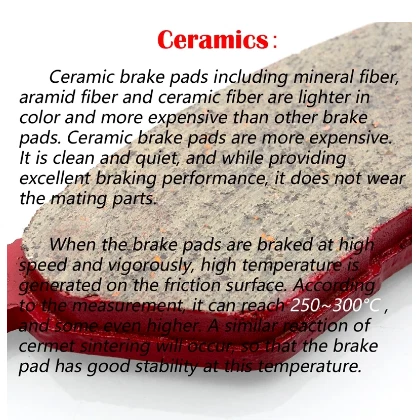Ceramic Front Rear Brake Pads For CAN AM Spyder F3 RT/RT-S/RT-LTD/ST/ST-S/ST-LTD - Image 4 of 4