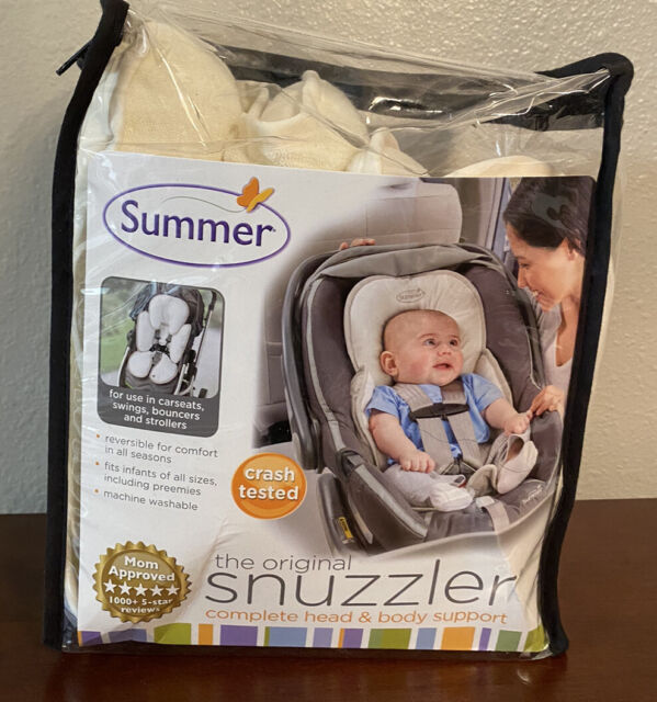 Snuzzler Infant Support Insert Summer Head Body Support Birth to 1 Year Ivory