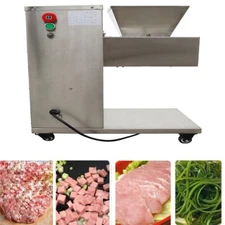 110V 900W Multifunctional  Stainless Commercial Meat Slicer with 6mm Blade