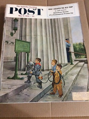 MAY 15 1954 SATURDAY EVENING POST vintage magazine Aquarium