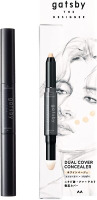 Mandom Gatsby THE DESIGNER Dual Cover Concealer Weiß Beige 2,3g Herren
