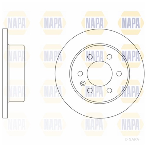 For Mercedes Sprinter 4.6T 413 CDi Napa 6 Stud Solid Rear Brake Discs