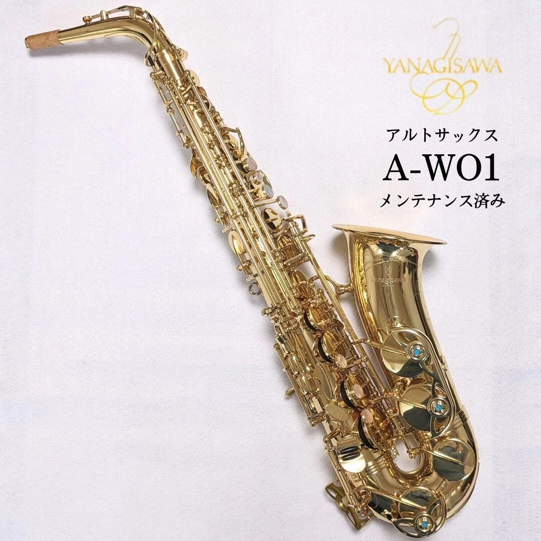 A-W01 サックス本体 使用歴あります サックス始めるなら、ヤナギサワサックスがおすすめ！ - 管楽器