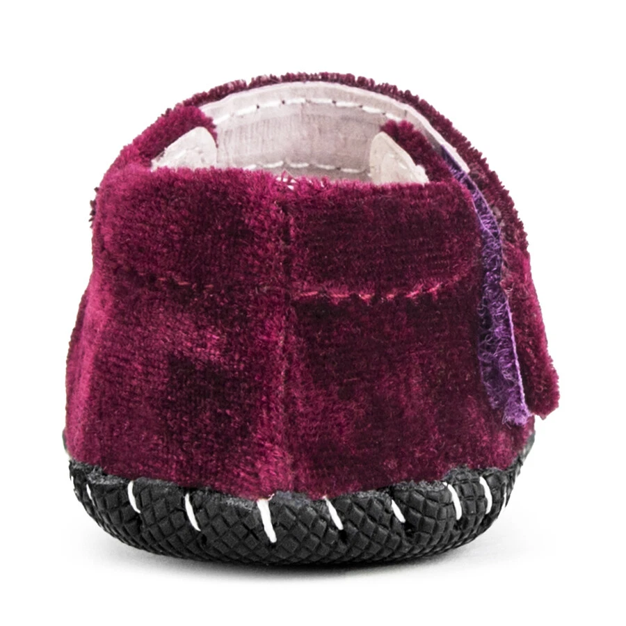 NUEVO Pediped Cuna Bebé Louisa Mary Jane Borgoña Plana 6-12 Meses EE. UU. 4-4.5 Foto 4 de 4