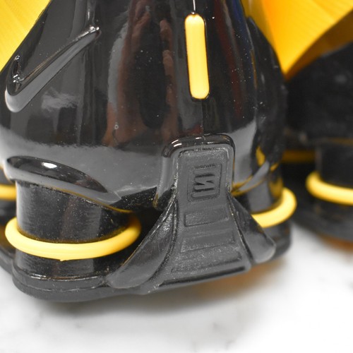 NWT Nike Shox BB4 Black University Gold Yellow Sneakers Mens 11.5 2019 AUTHENTIC - Picture 10 of 15