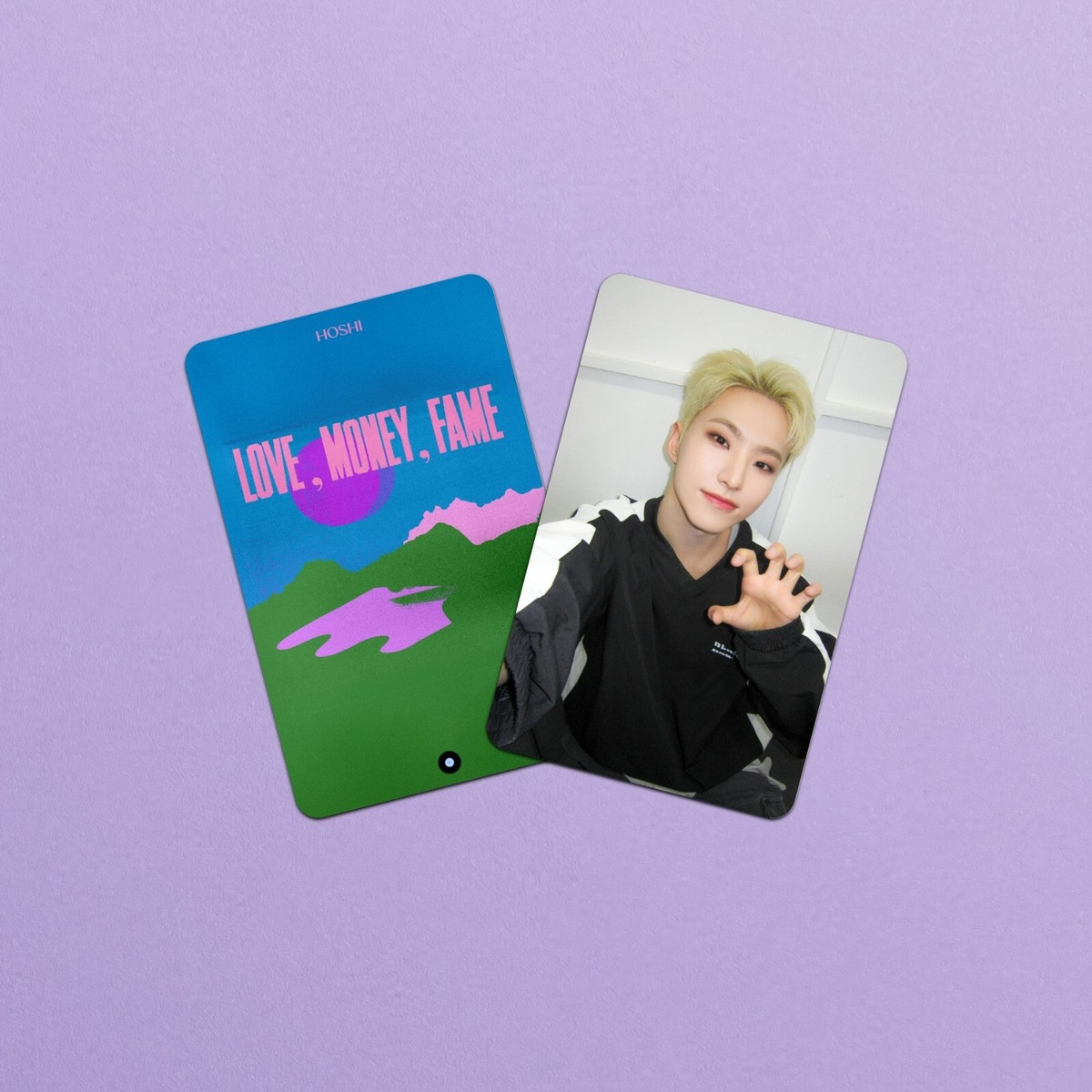 SEVENTEEN Love, Money, Fame Selfie Photo Sketch Fanmade Photocards