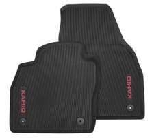 Original Skoda KAMIQ Fußmatten Gummifußmatten Allwetter vorn ROT 658061502B