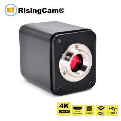 4K Ultra HD Max 60fps HDMI USB WiFi GE output imx585 1/1.2'' microscope camera