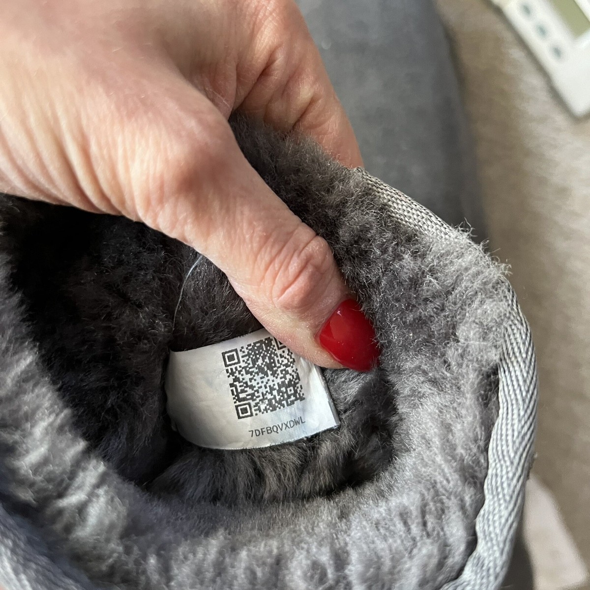 UGG クラシックショートグレー 6 新品ほぼ未使用品❣️ UGG クラシックショートブーツ